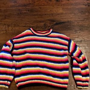 Women’s striped knitted sweater